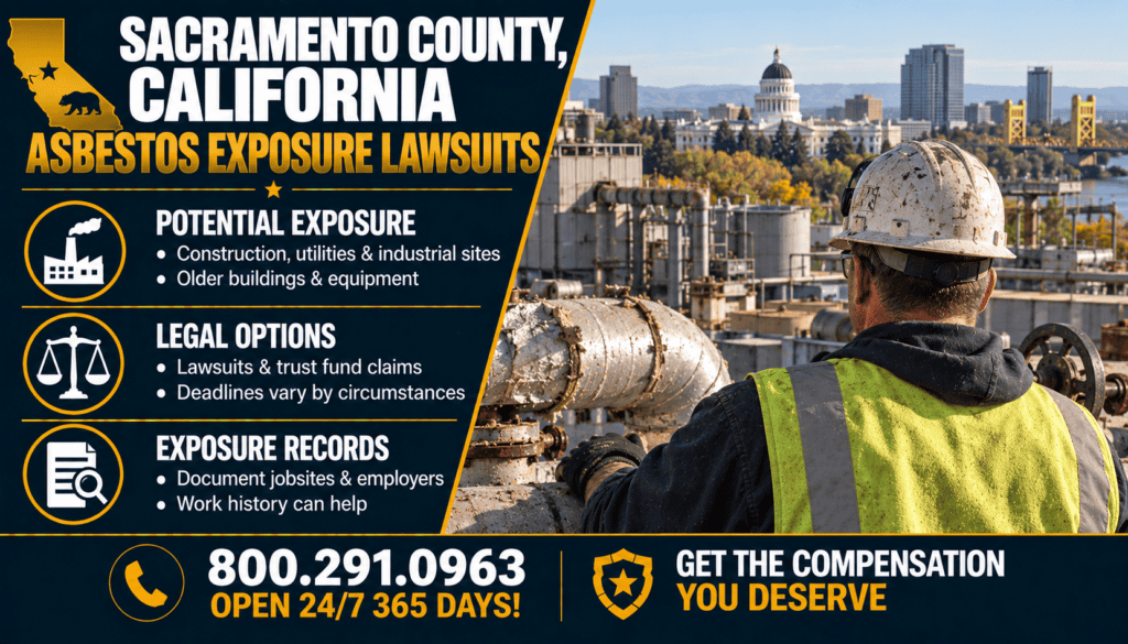 Sacramento County, California Asbestos Exposure Lawsuit - Mesothelioma