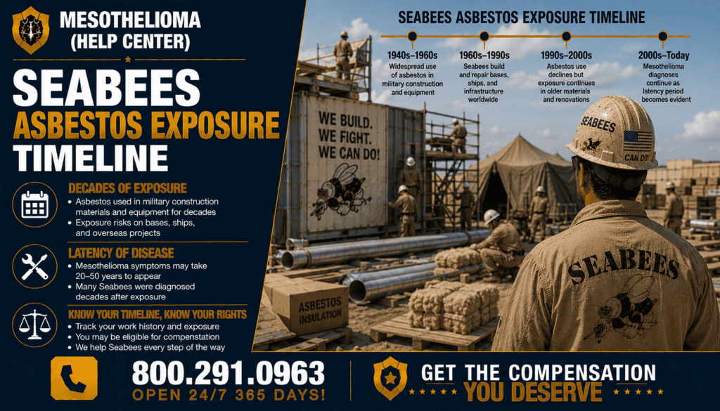 Seabees Asbestos Exposure Timeline - Mesothelioma