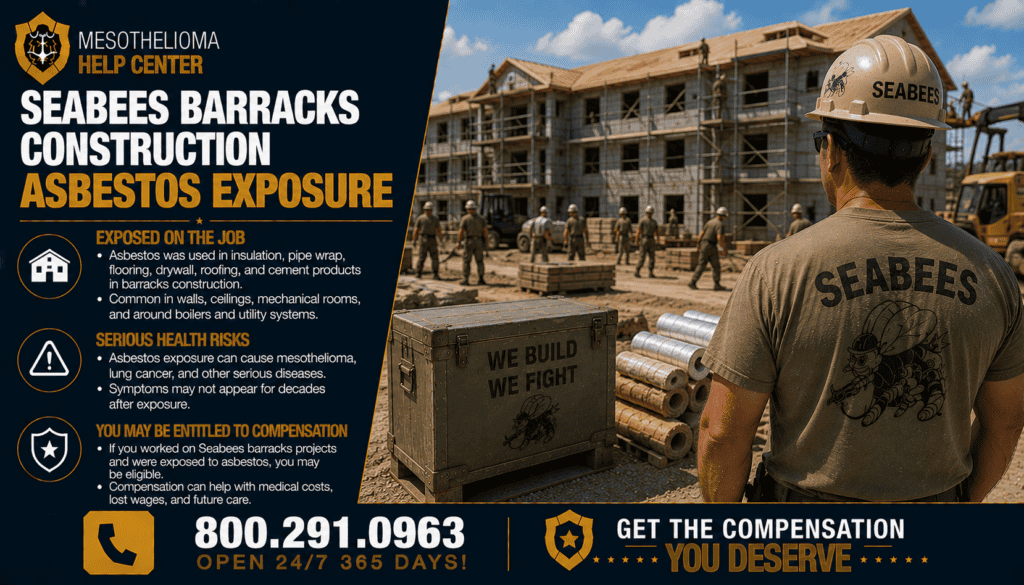 Seabees Barracks Construction Asbestos Exposure - Mesothelioma