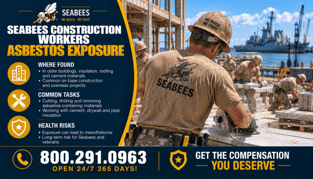 Seabees Construction Workers Asbestos Exposure - Mesothelioma