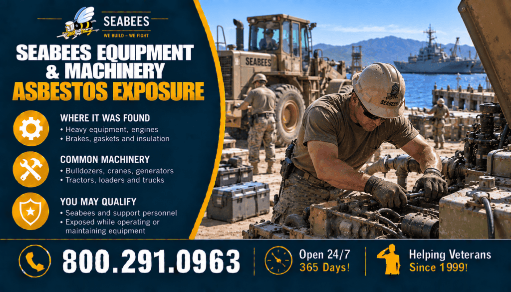 Seabees Equipment & Machinery Asbestos Exposure - Mesothelioma