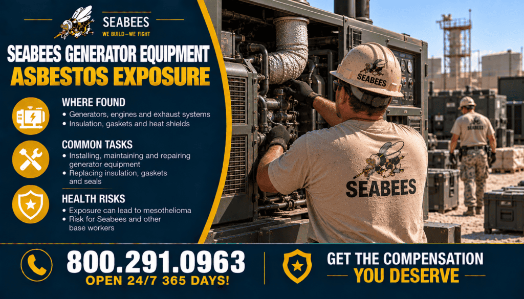 Seabees Generator Equipment Asbestos Exposure - Mesothelioma