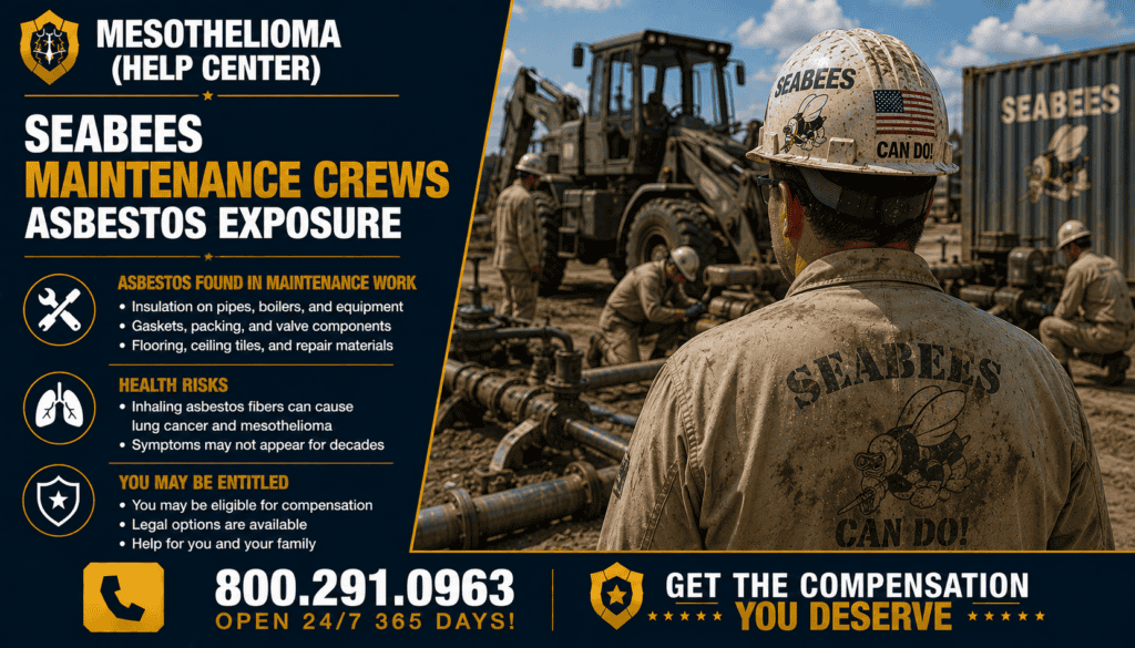Seabees Maintenance Crews Asbestos Exposure - Mesothelioma
