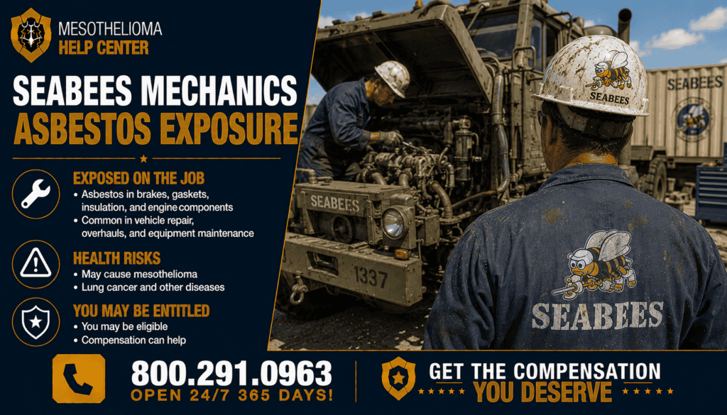Seabees Mechanics Asbestos Exposure - Mesothelioma