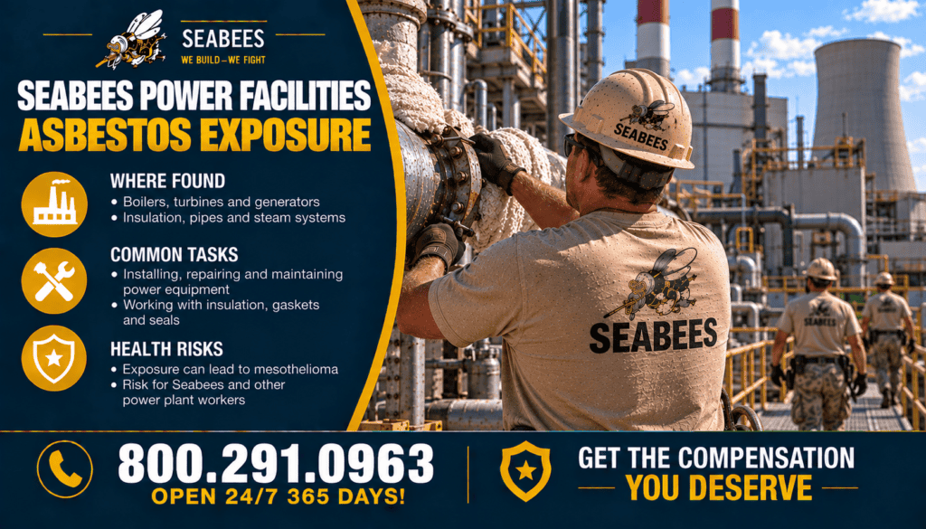 Seabees Power Facilities Asbestos Exposure - Mesothelioma