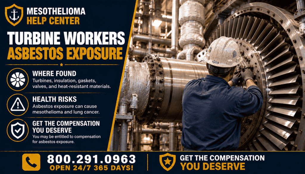 Turbine Workers Asbestos Exposure - Mesothelioma