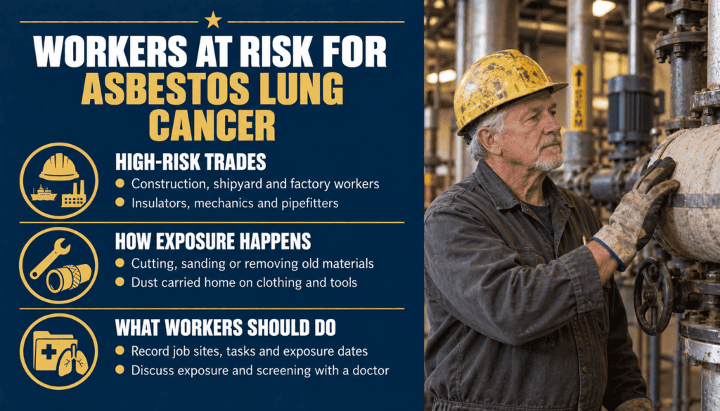 Workers at Risk for Asbestos Lung Cancer