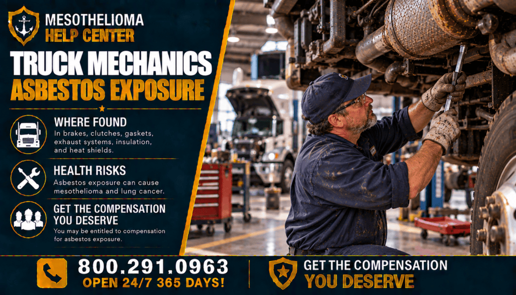 ruck Mechanics Asbestos Exposure - Mesothelioma