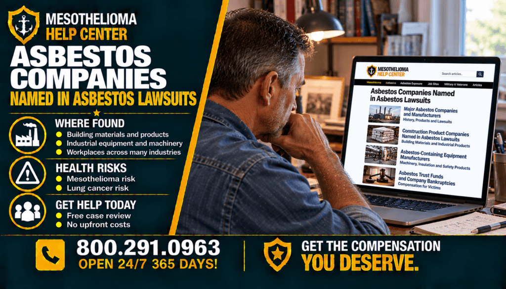 Asbestos Companies Named in Asbestos Lawsuits