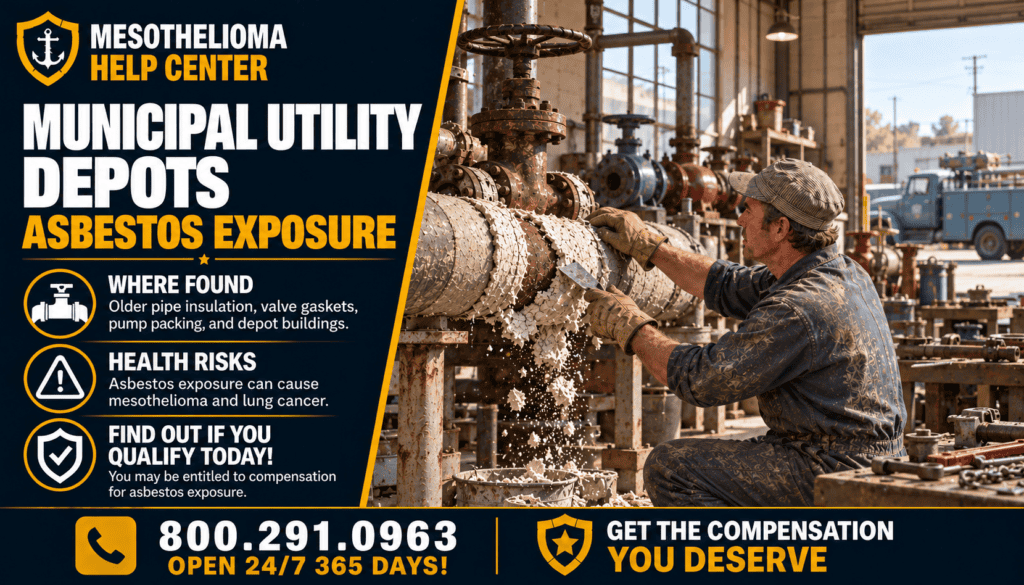Asbestos Exposure at Municipal Utility Depots
