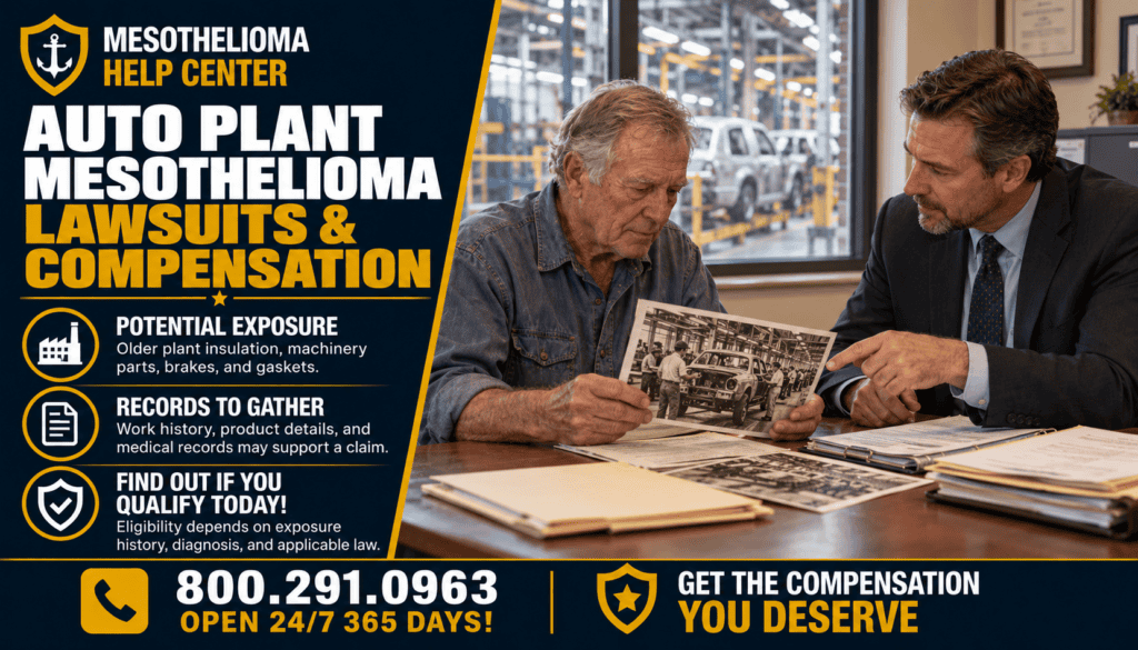 Auto Plant Mesothelioma Lawsuits & Compensation