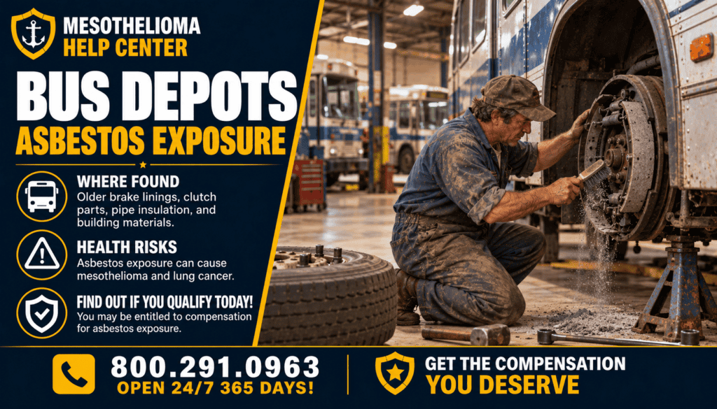 Bus Depot Asbestos Exposure Mesothelioma