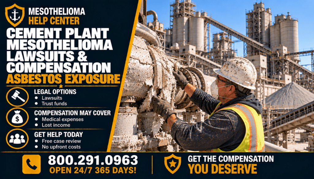 Cement Plant Mesothelioma Lawsuits & Compensation