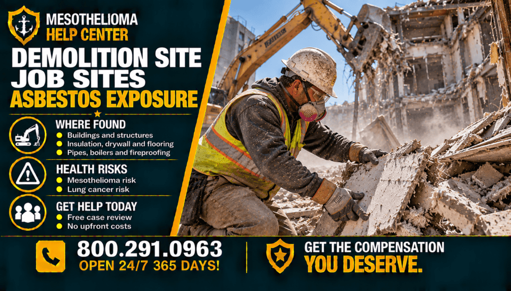 Demolition Site Job Sites Asbestos Exposure - Mesothelioma