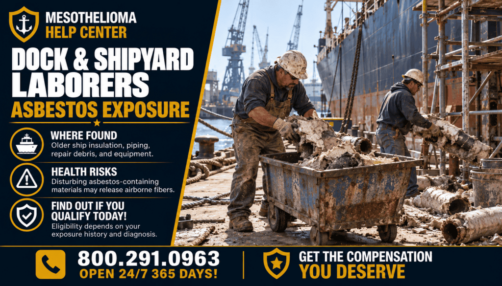 Dock & Shipyard Laborers Asbestos Exposure - Mesothelioma