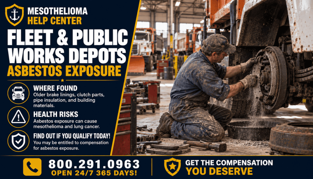 Fleet & Public Works Depots Asbestos Exposure