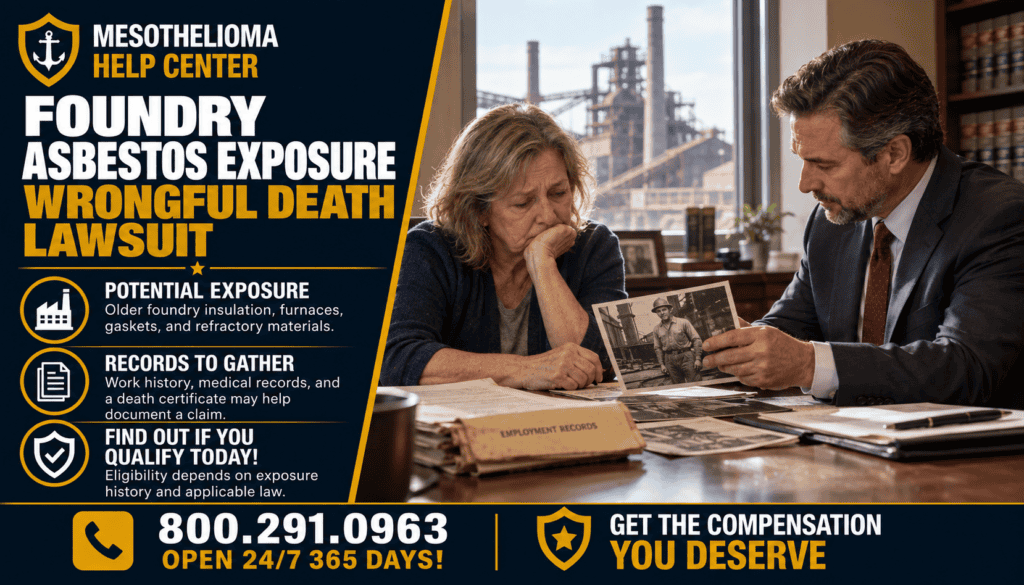 Foundry Asbestos Exposure Wrongful Death Lawsuit - Mesothelioma