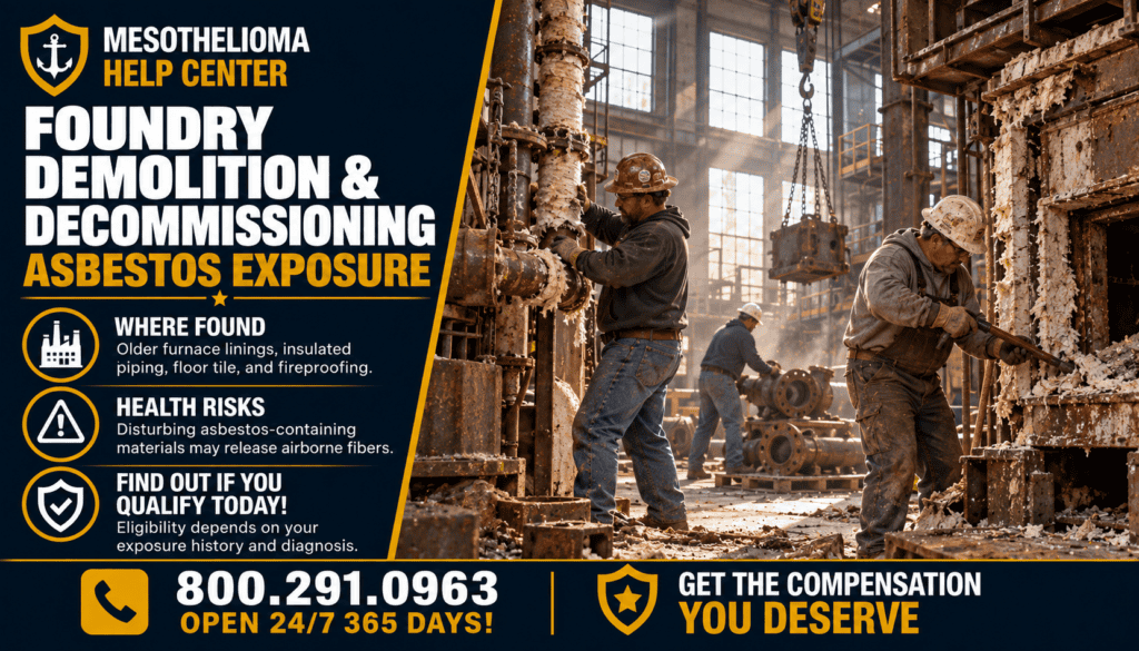 Foundry Demolition & Decommissioning Asbestos Exposure - Mesothelioma