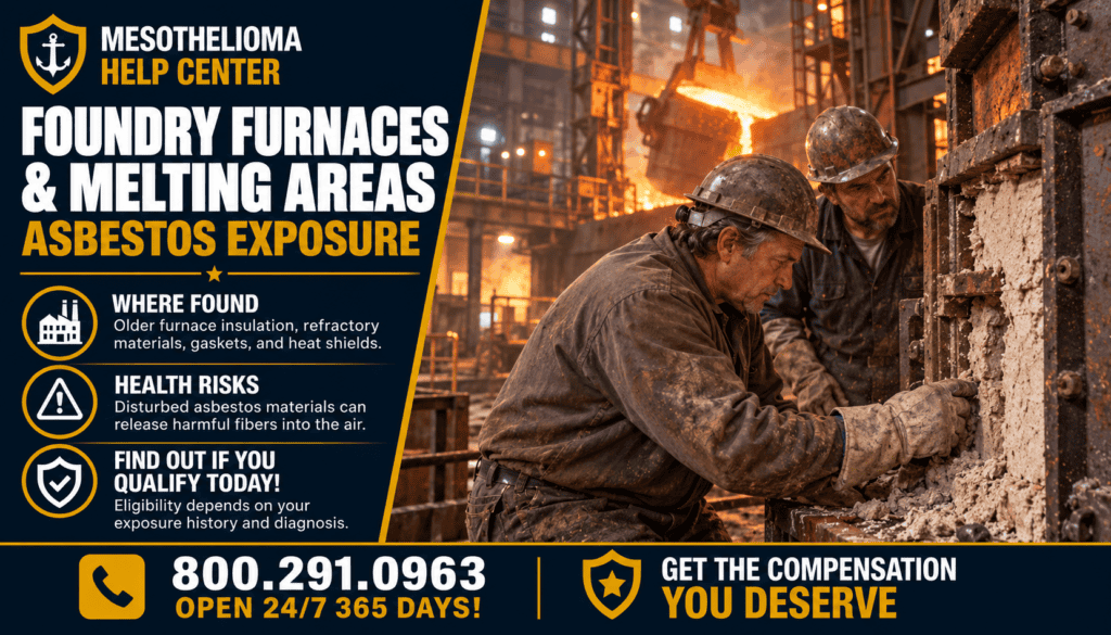 Foundry Furnaces & Melting Areas Asbestos Exposure - Mesothelioma