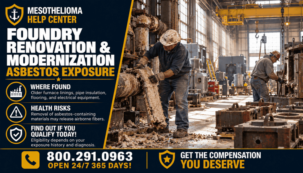 Foundry Renovation & Modernization Asbestos Exposure - Mesothelioma