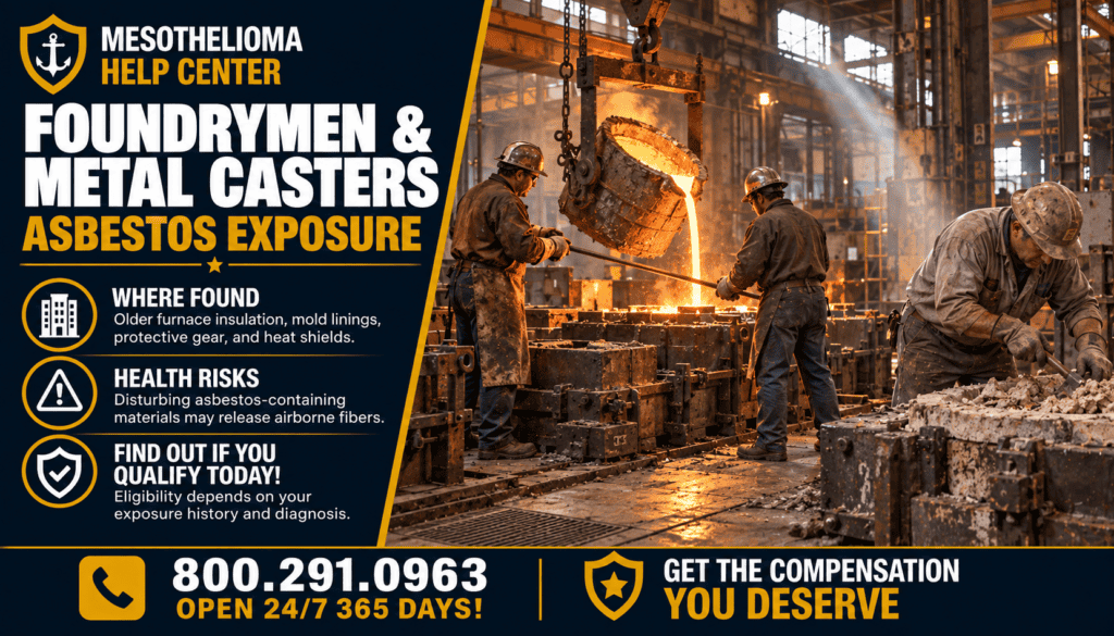 Foundrymen & Metal Casters Asbestos Exposure - Mesothelioma