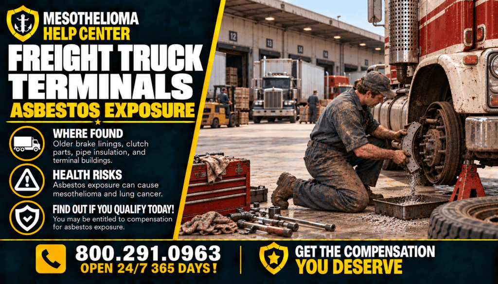 Freight Truck Terminals Asbestos Exposure