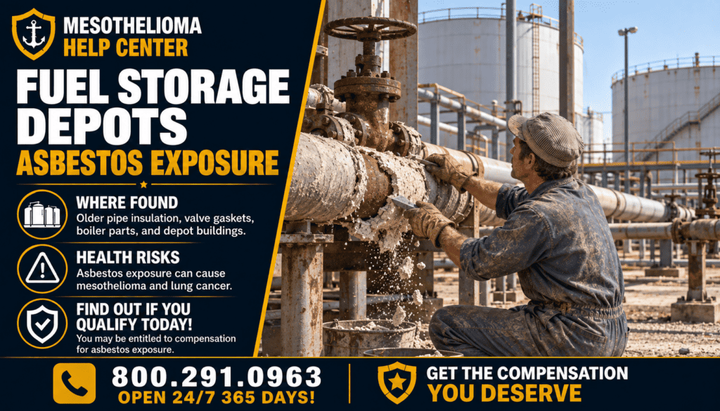 Fuel Storage Depots Asbestos Exposure