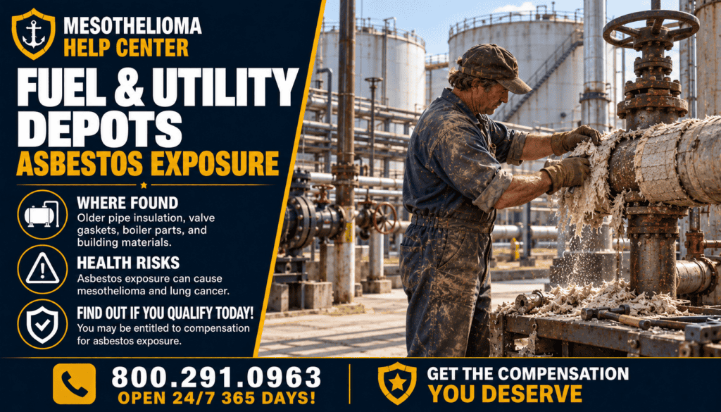 Fuel & Utility Depots Asbestos Exposure