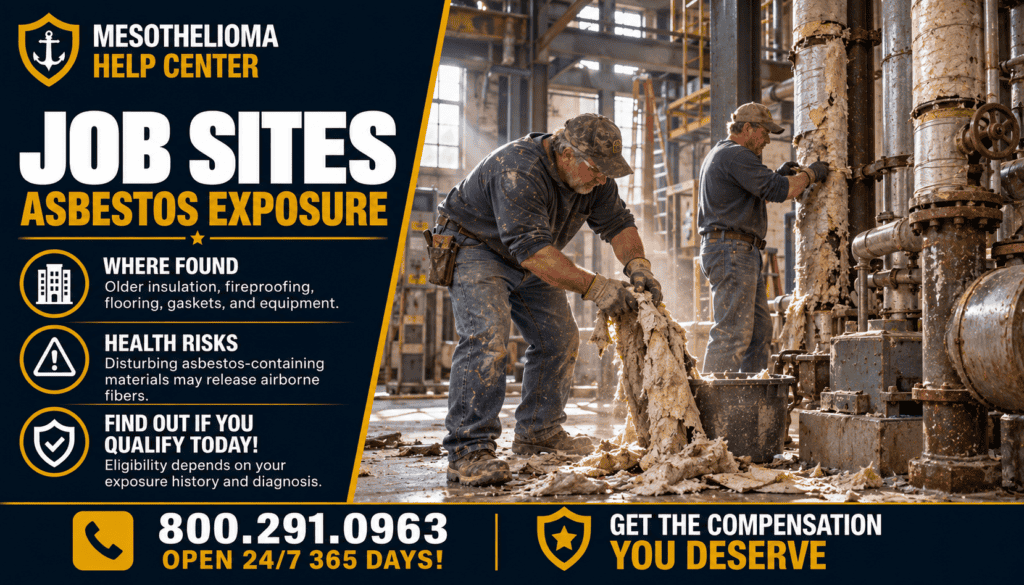 Job Sites With Asbestos Exposure - Mesothelioma Lawsuits