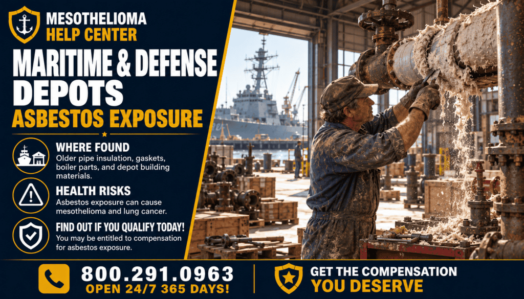 Maritime & Defense Depots Asbestos Exposure