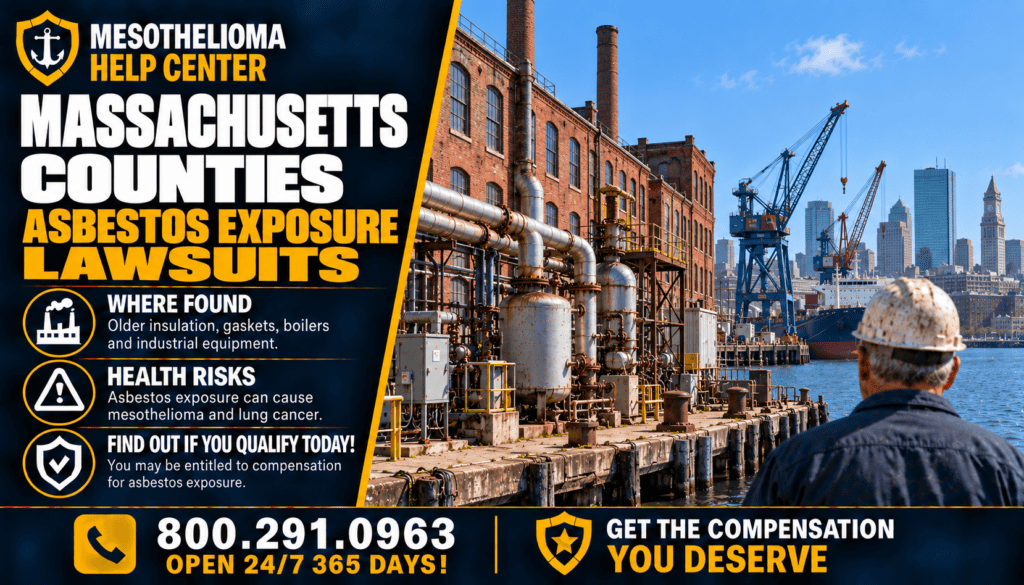 Massachusetts Counties Asbestos Exposure Lawsuits - Mesothelioma