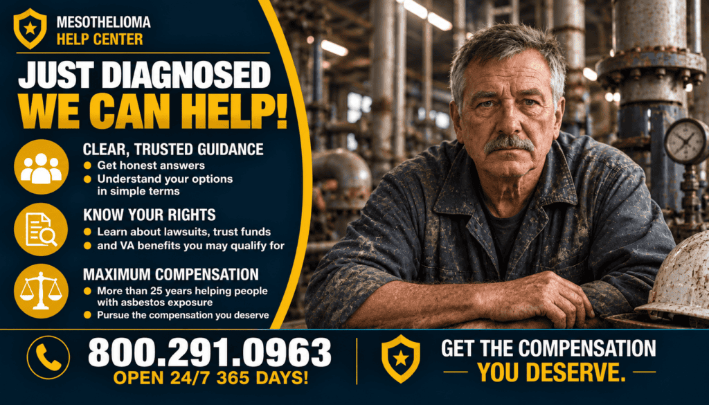 Mesothelioma Help Center - Help for Workers and Veterans diagnosed with Mesothelioma and Asbestos Lung Cancer