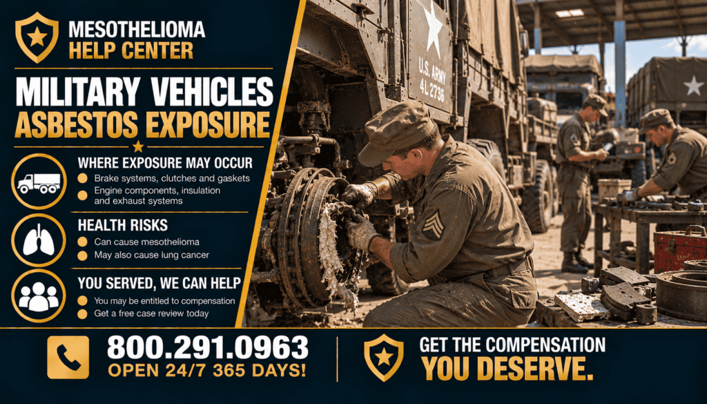 Military Vehicles Asbestos Exposure - Mesothelioma Lawsuit