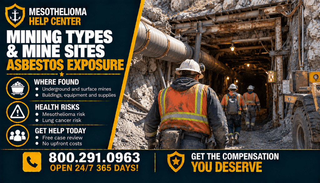 Mining Types & Mine Sites Asbestos Exposure - Mesothelioma