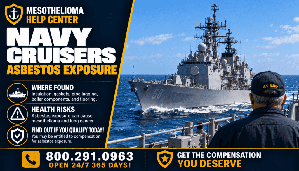 Navy Cruisers Asbestos Exposure - Mesothelioma