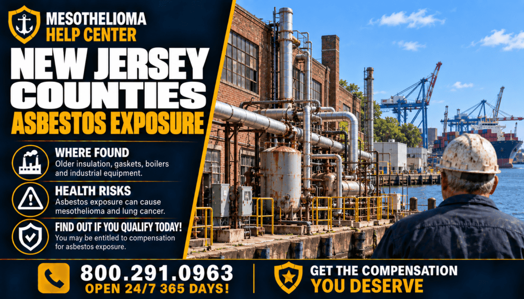 New Jersey Counties Asbestos Exposure - Mesothelioma