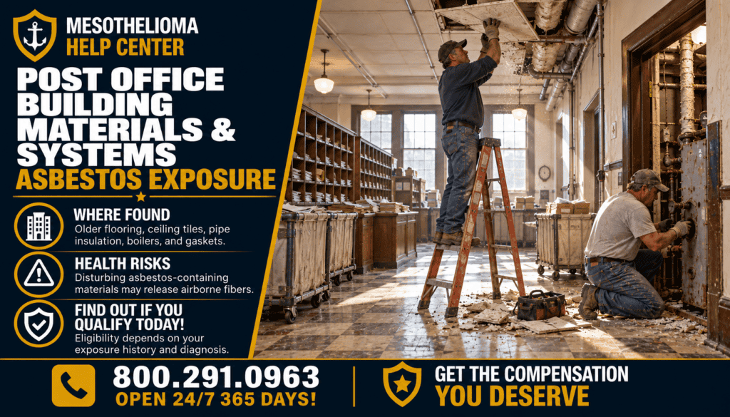 Post Office Building Materials & Systems Asbestos Exposure