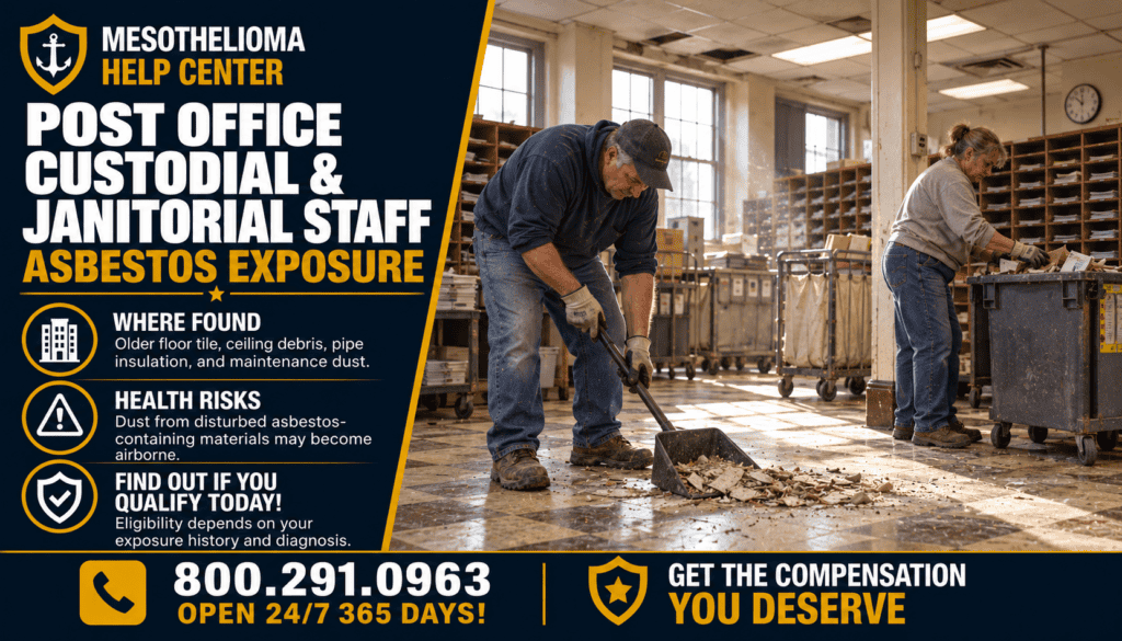 Post Office Custodial & Janitorial Staff Asbestos Exposure - Mesothelioma