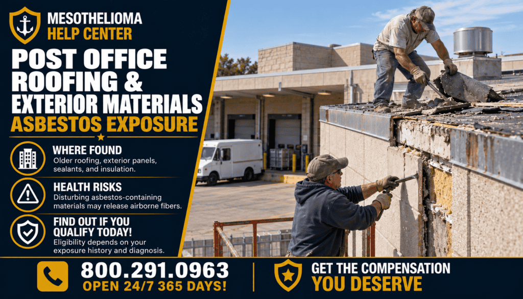 Post Office Roofing & Exterior Materials Asbestos Exposure
