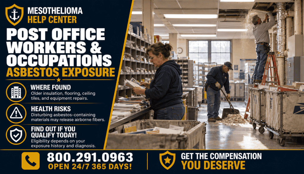 Post Office Workers & Occupations Asbestos Exposure - Mesothelioma