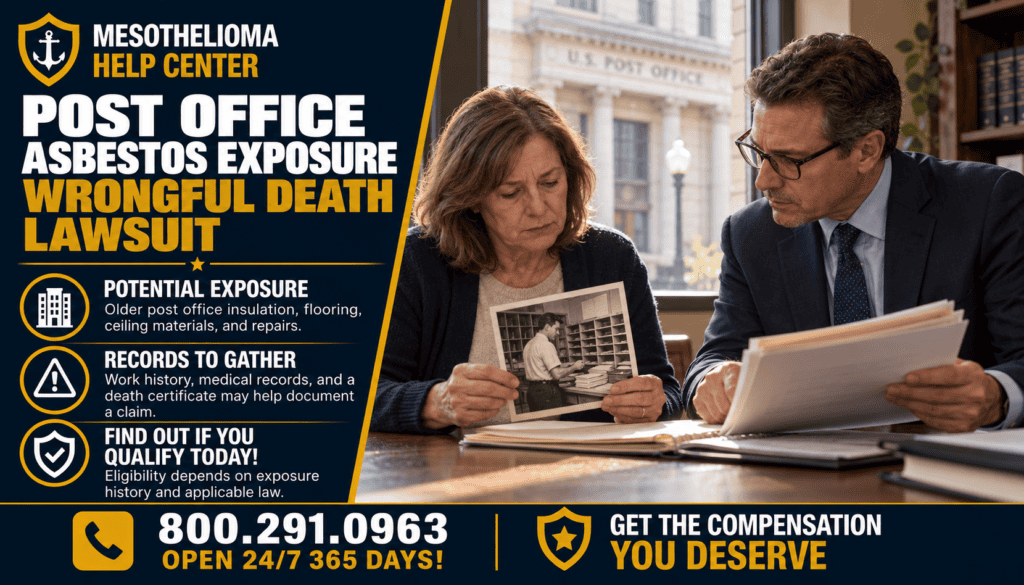 Post Office Wrongful Death Lawsuit Asbestos Exposure