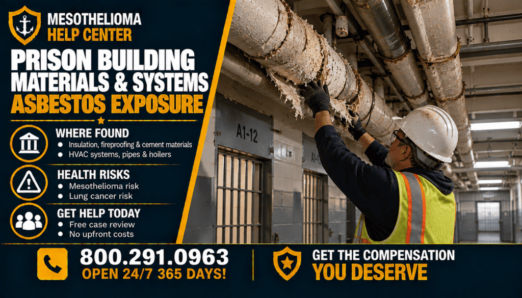 Prison Building Materials & Systems Asbestos Exposure - Mesothelioma