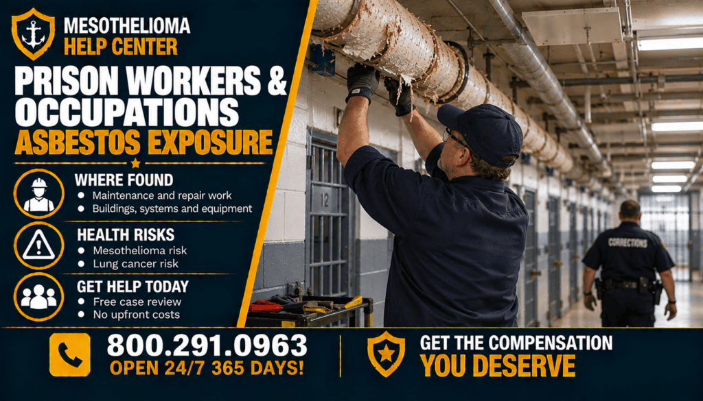 Prison Workers & Occupations Asbestos Exposure