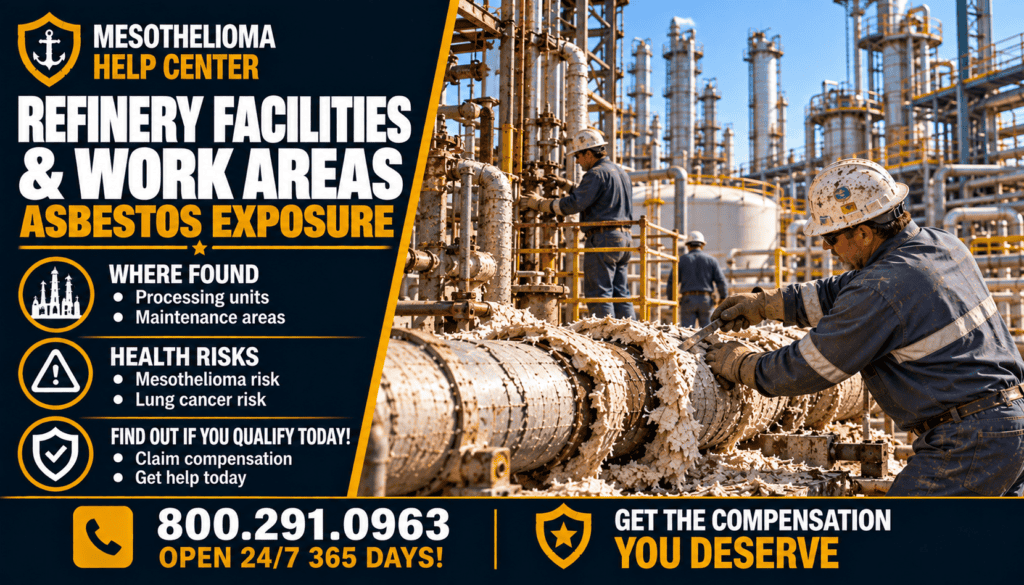 Refinery Facilities & Work Areas Asbestos Exposure