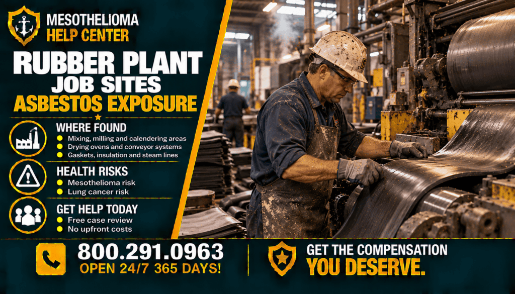 Rubber Plant Asbestos Exposure - Workers, Equipment & Claims