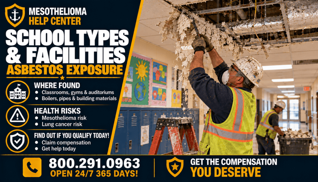 School Types & Facilities Asbestos Exposure - Mesothelioma
