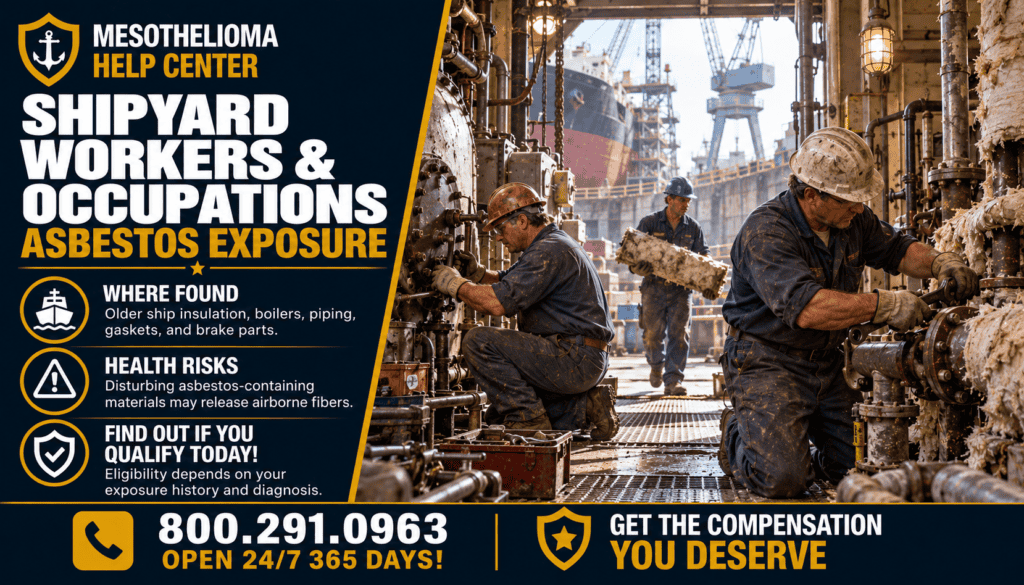 Shipyard Workers & Occupations Asbestos Exposure - Mesothelioma