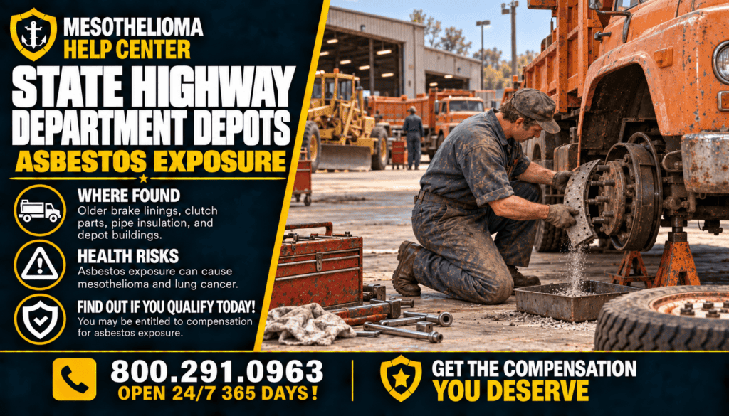 State Highway Department Depots Asbestos Exposure