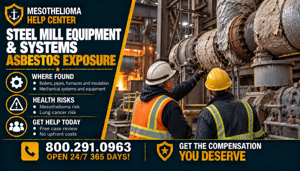 Steel Mill Equipment & Systems Asbestos Exposure - Mesothelioma