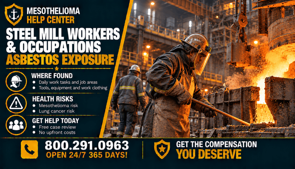 Steel Mill Workers & Occupations Asbestos Exposure - Mesothelioma